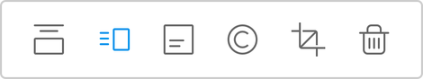 Magazine layout option highlighted